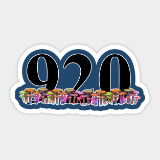 920 Magic Mushroom Psilocybin Advocate Sticker